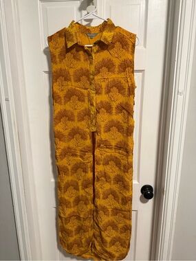 Kinolau collection from MANAOLA sleeveless maxi shirt dress